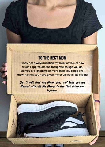 Finn Cotton UltraPlush Women's Sneakers with Dedication Box for Mom