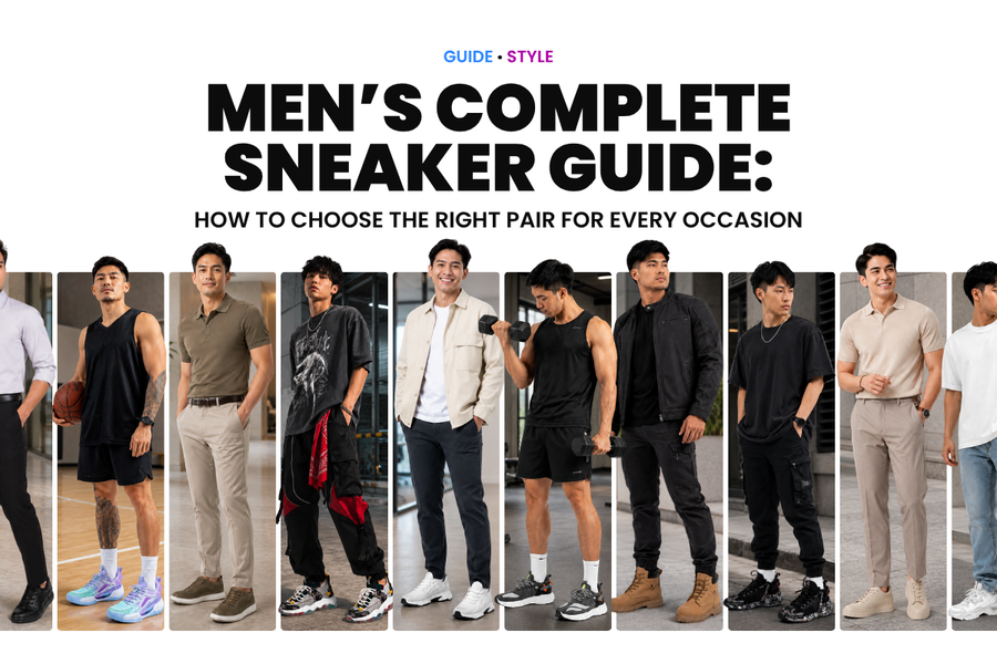 Men's Complete Sneaker Guide: How to Choose the Right Pair for Every Occasion