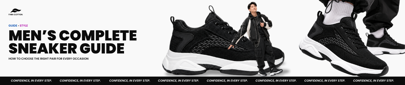 Men's Complete Sneaker Guide: How to Choose the Right Pair for Every Occasion