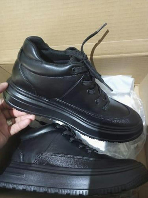 Customer photo from Mike's 5-star review of Finn Cotton Zenith height-boosting sneakers