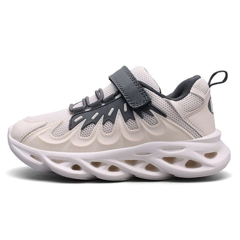Finn Cotton 0 Gray / 28 Girls Running Shoes Fashion Children's Sport Shoe Comfortable Mesh Sneakers For Kids