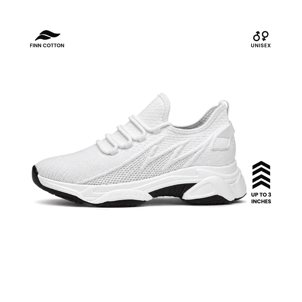 Finn Cotton Altitude Altitude | Confidence Boosting Height Enhancing Sneakers | Unisex