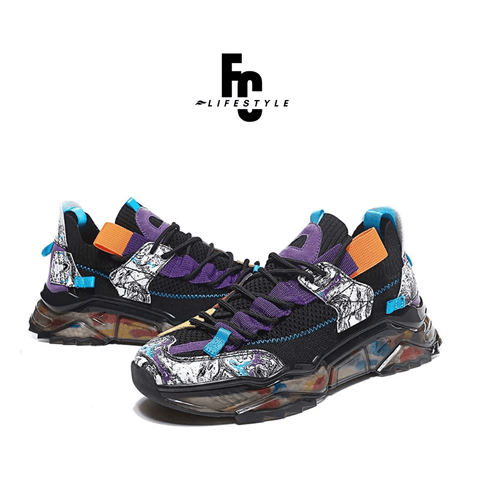 Finn Cotton Black / 39 Marble x Graffiti 2.0 Sneakers