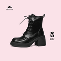Finn Cotton Boots Black / 33 Amber Amber Women's Platform Ankle Boots | Finn Cotton