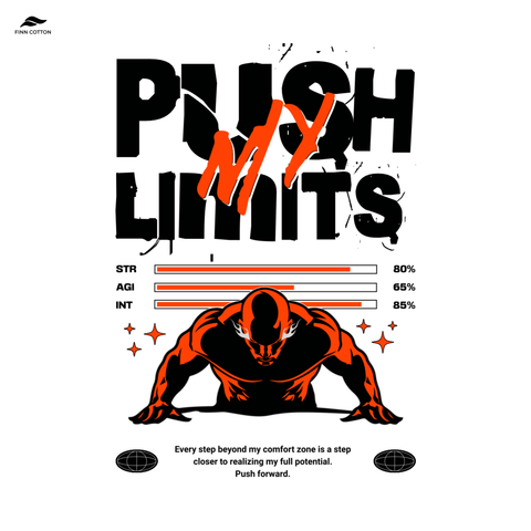 Finn Cotton Clothing PUSH MY LIMITS PUSH MY LIMITS