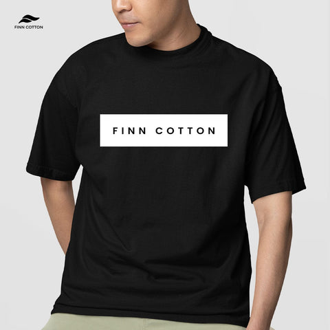 Finn Cotton Clothing XSMALL / Black / Oversized BOX LOGO BOX LOGO