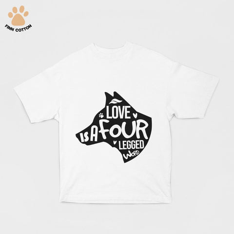 Finn Cotton Clothing XSMALL / Black / Oversized Love is A Four Legged Word