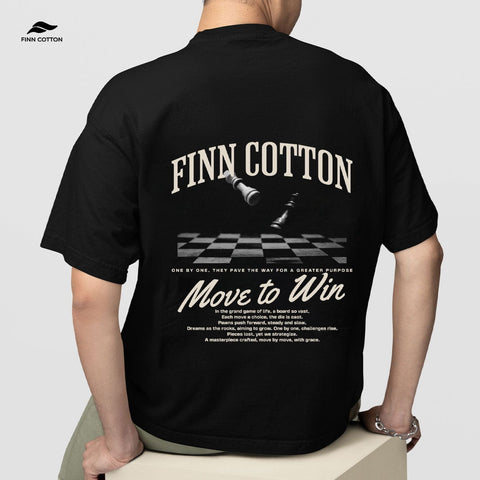 Finn Cotton Clothing XSMALL / Black / Oversized MOVE TO WIN MOVE TO WIN