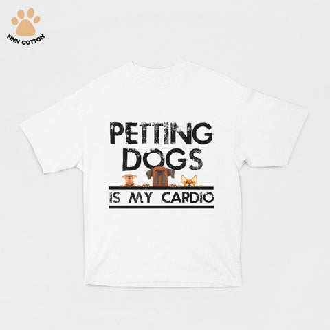 Finn Cotton Clothing XSMALL / Black / Oversized Petting Dogs is My Cardio