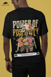 Finn Cotton Clothing XSMALL / Black POWER OF POSITIVITY - Standard Fit Shirt (FINAL)
