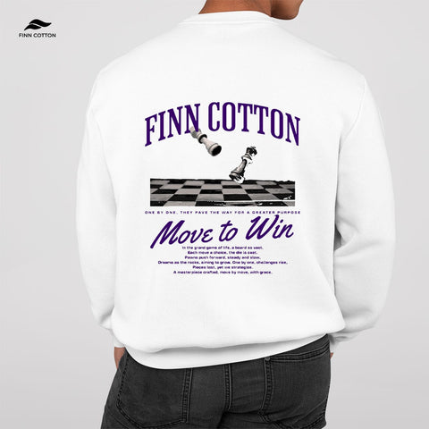 Finn Cotton Clothing XSMALL / Black / Sweater MOVE TO WIN MOVE TO WIN