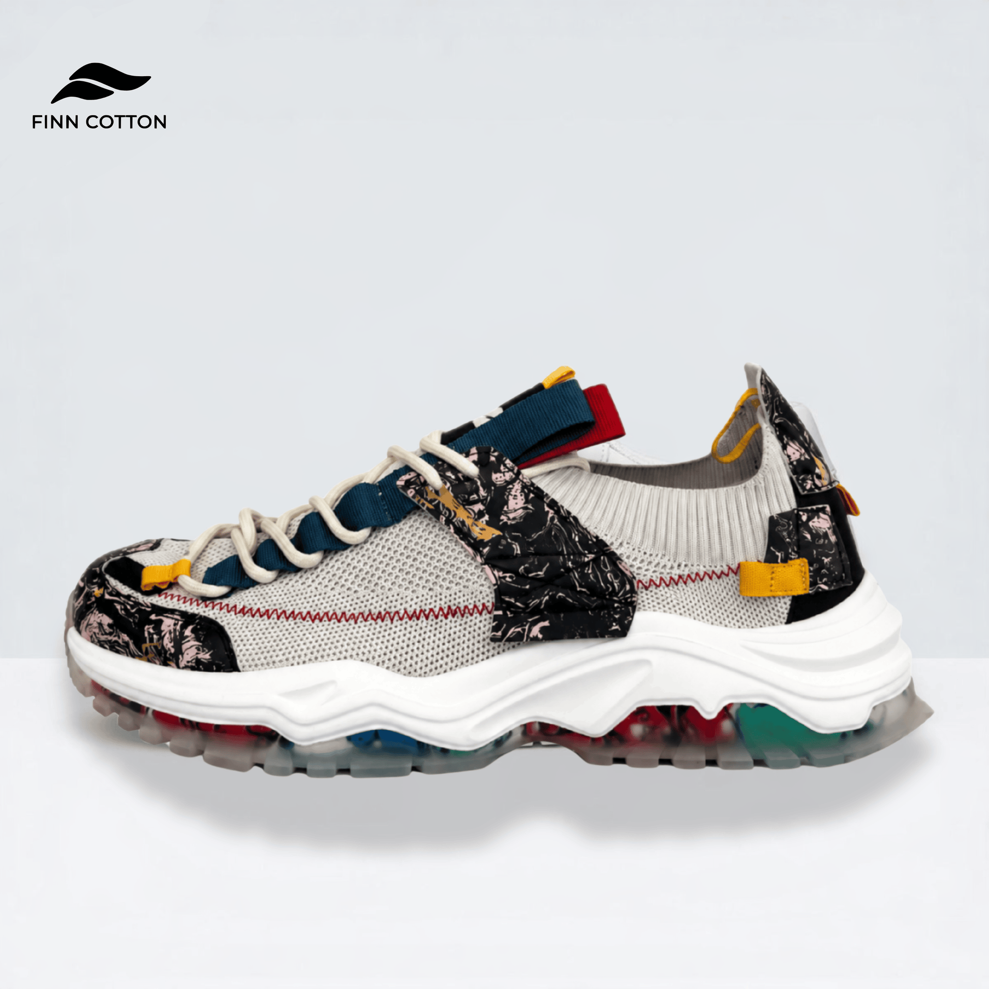 Finn Cotton Sneakers Graffiti Graffiti Chunky Streetwear Sneakers | Finn Cotton