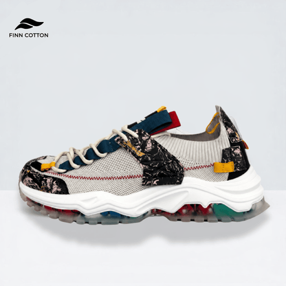 Finn Cotton Sneakers Graffiti Graffiti Chunky Streetwear Sneakers | Finn Cotton