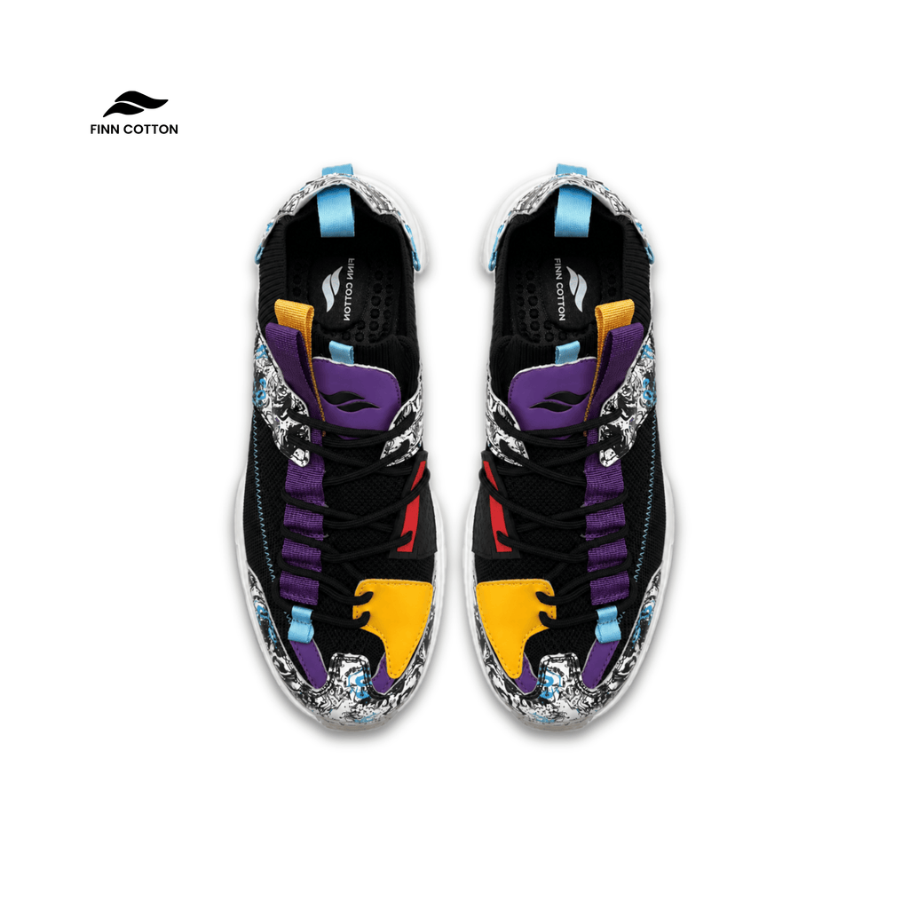 Finn Cotton Sneakers Graffiti Graffiti Chunky Streetwear Sneakers | Finn Cotton