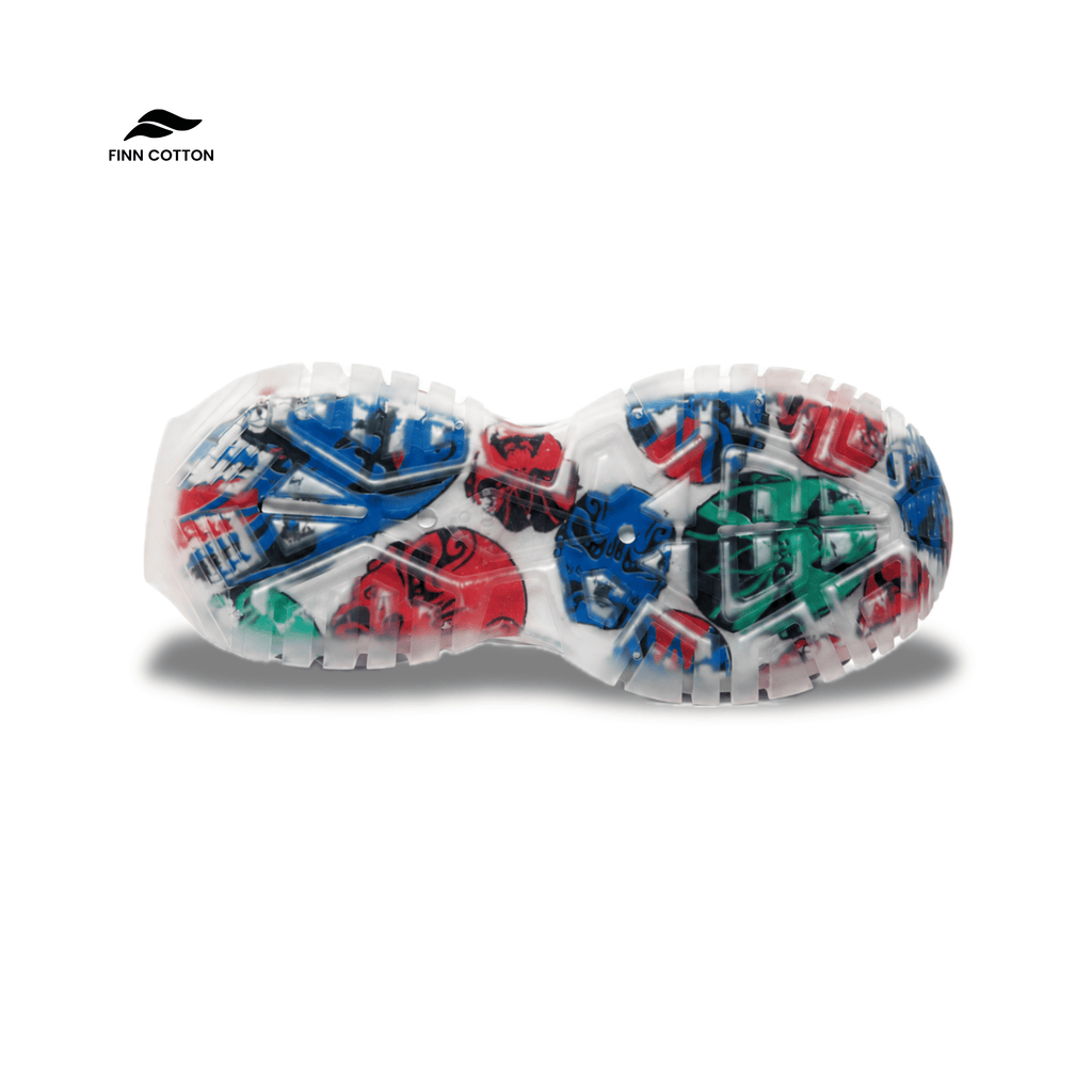 Finn Cotton Sneakers Graffiti Graffiti Chunky Streetwear Sneakers | Finn Cotton