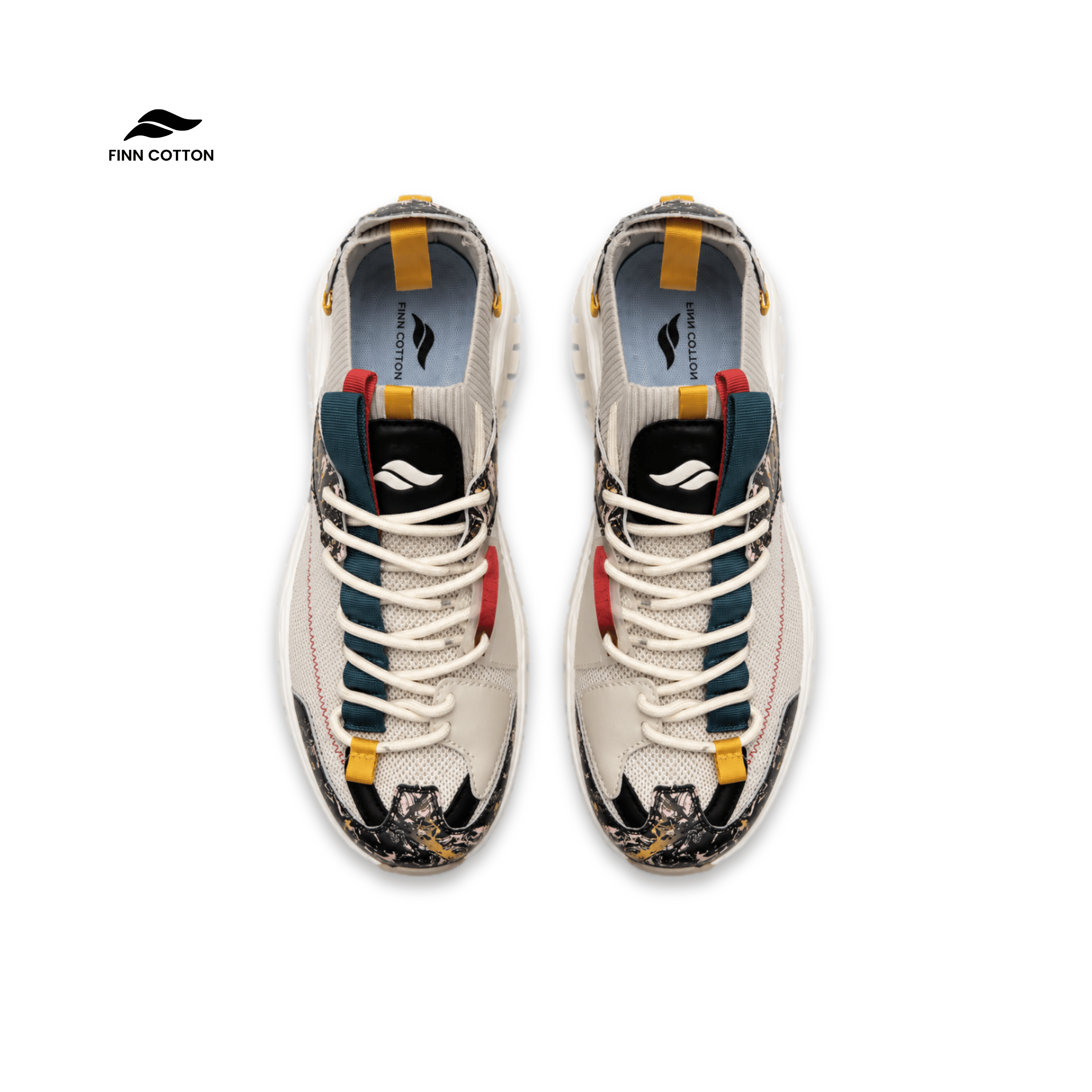 Finn Cotton Sneakers Graffiti Graffiti Chunky Streetwear Sneakers | Finn Cotton