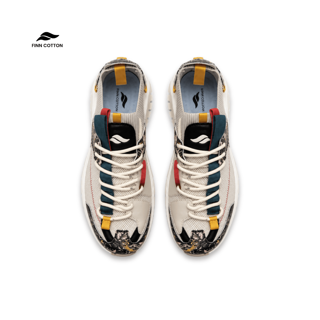 Finn Cotton Sneakers Graffiti Graffiti Chunky Streetwear Sneakers | Finn Cotton