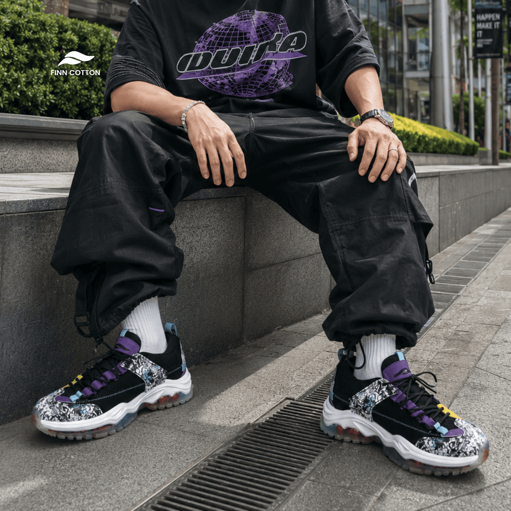 Finn Cotton Sneakers Graffiti Graffiti Chunky Streetwear Sneakers | Finn Cotton