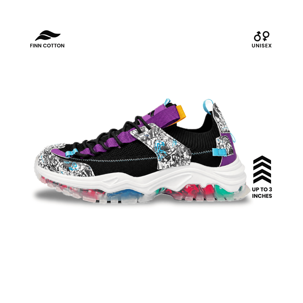 Finn Cotton Sneakers Graffiti Graffiti Chunky Streetwear Sneakers | Finn Cotton