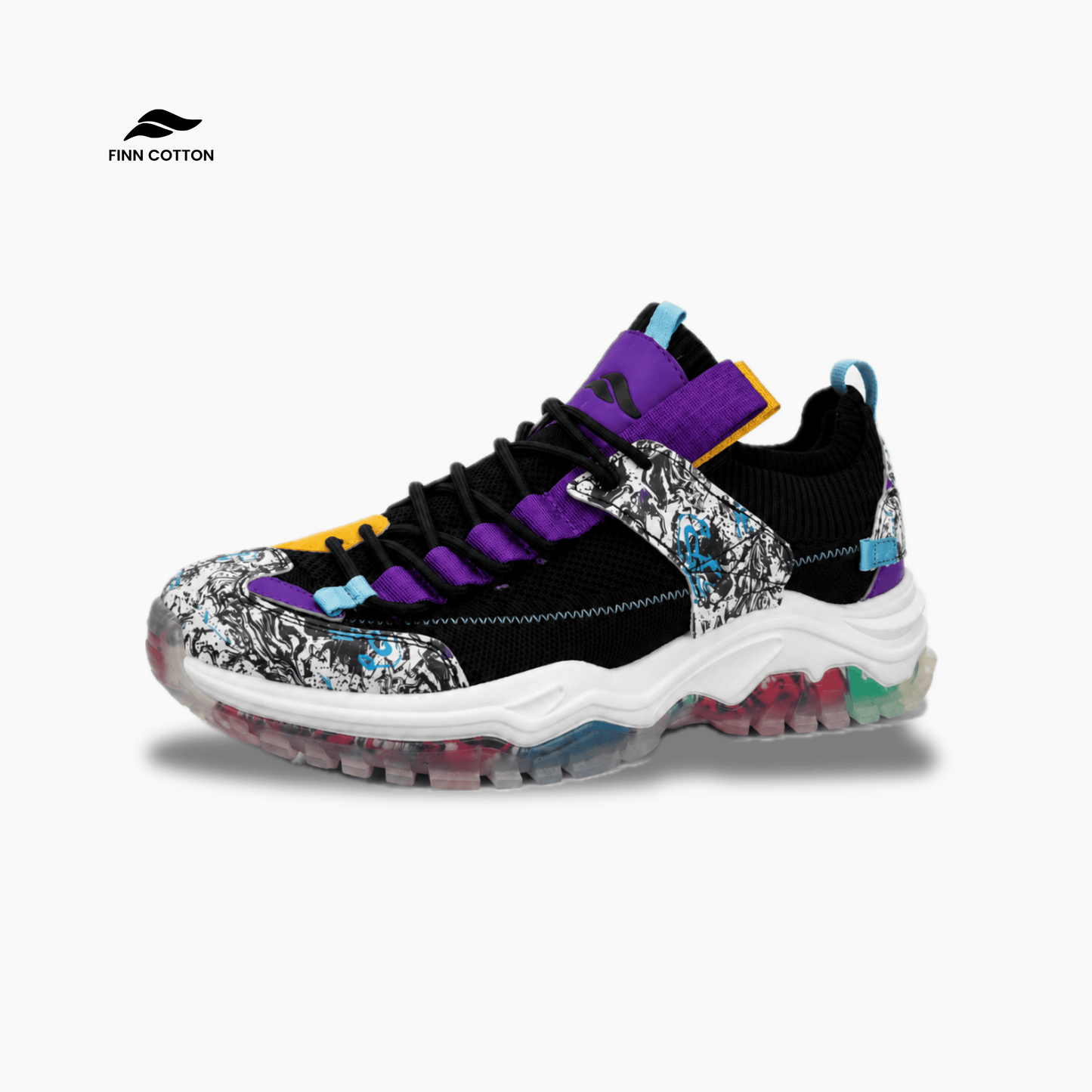 Finn Cotton Sneakers New Graffiti Graffiti Chunky Streetwear Sneakers | Finn Cotton