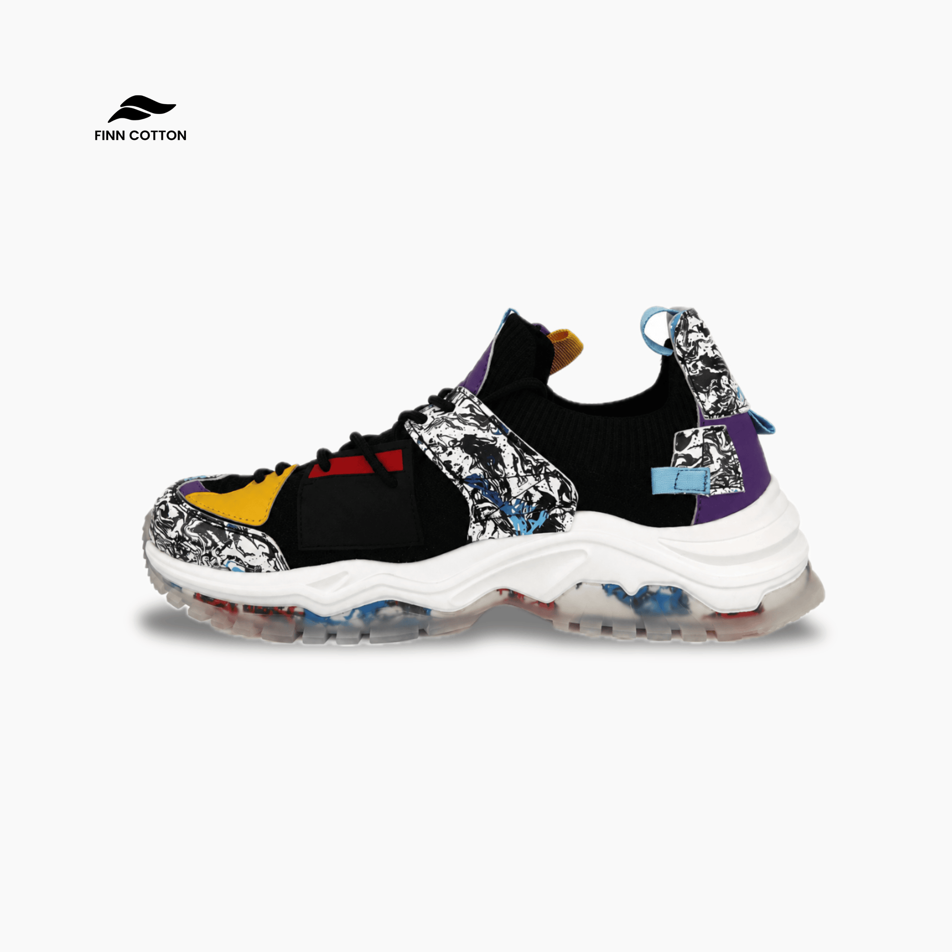 Finn Cotton Sneakers New Graffiti Graffiti Chunky Streetwear Sneakers | Finn Cotton