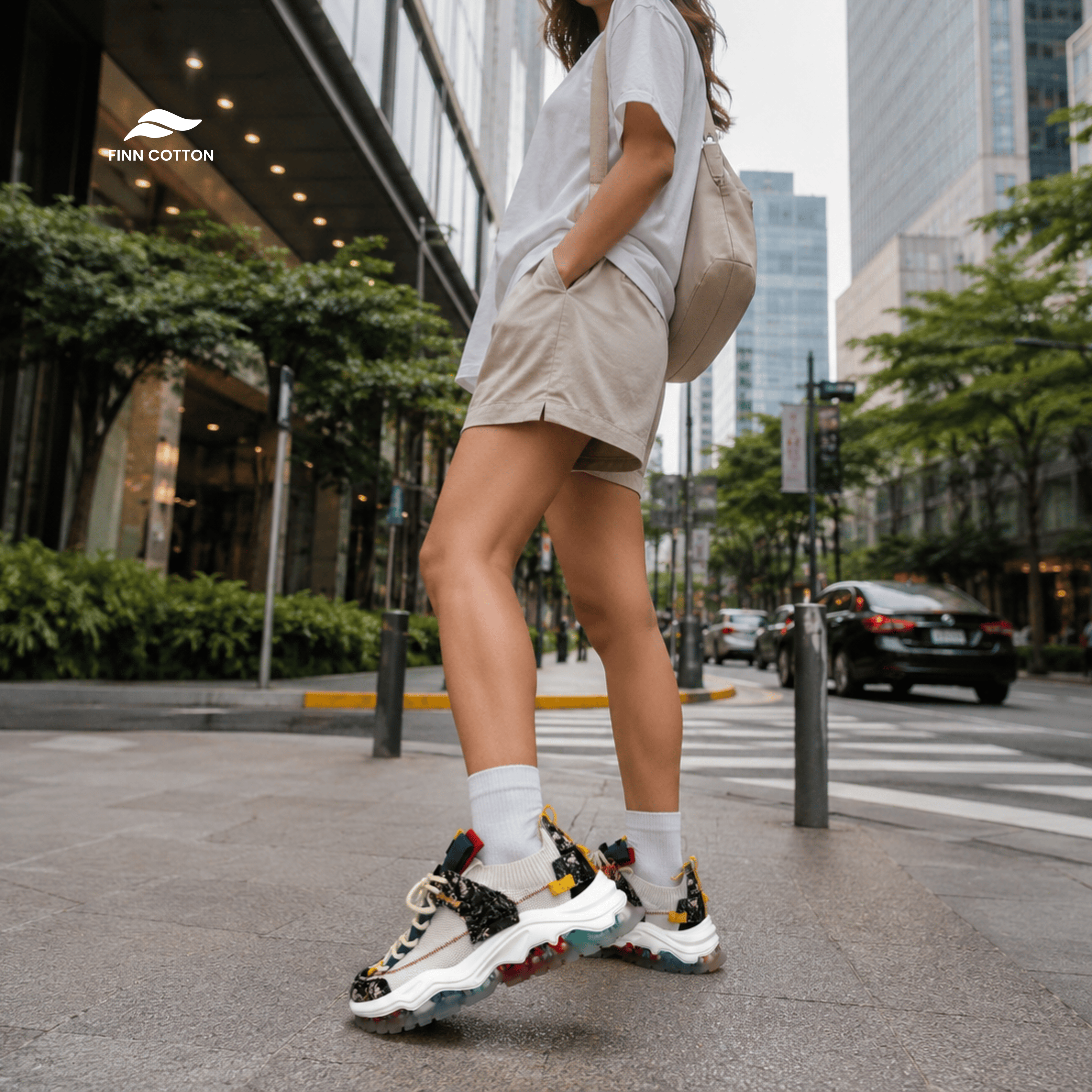 Finn Cotton Sneakers New Graffiti Graffiti Chunky Streetwear Sneakers | Finn Cotton