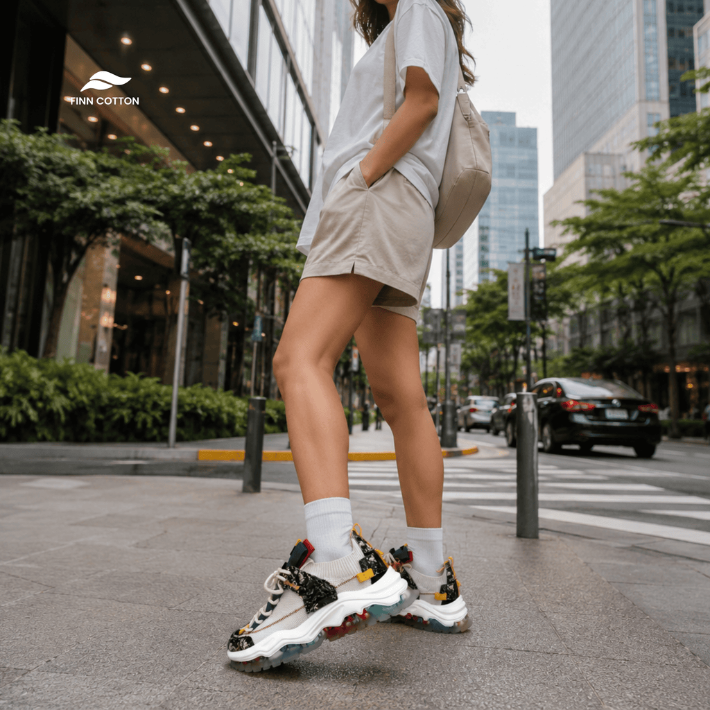 Finn Cotton Sneakers New Graffiti Graffiti Chunky Streetwear Sneakers | Finn Cotton