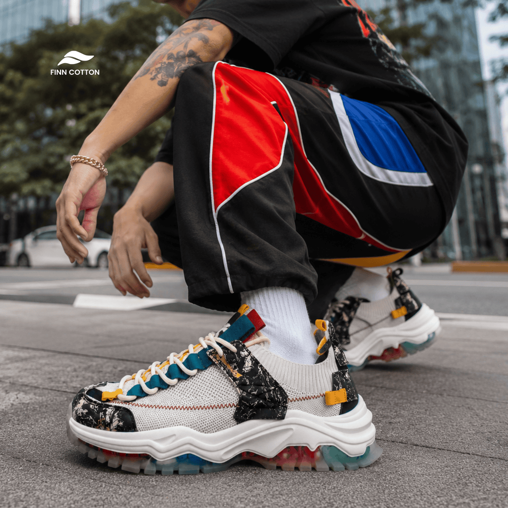 Finn Cotton Sneakers New Graffiti Graffiti Chunky Streetwear Sneakers | Finn Cotton