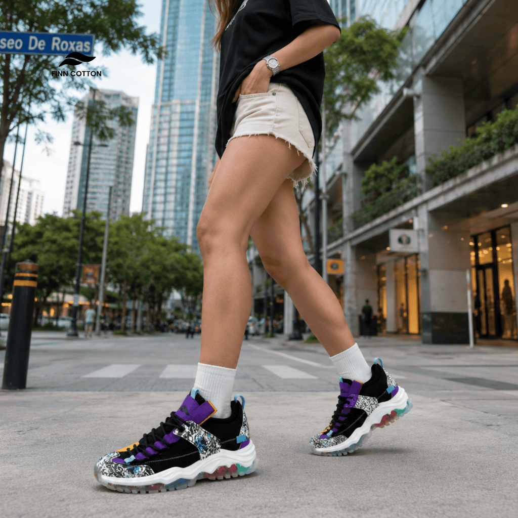 Finn Cotton Sneakers New Graffiti Graffiti Chunky Streetwear Sneakers | Finn Cotton