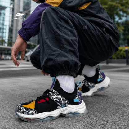 Finn Cotton Sneakers New Graffiti Graffiti Chunky Streetwear Sneakers | Finn Cotton