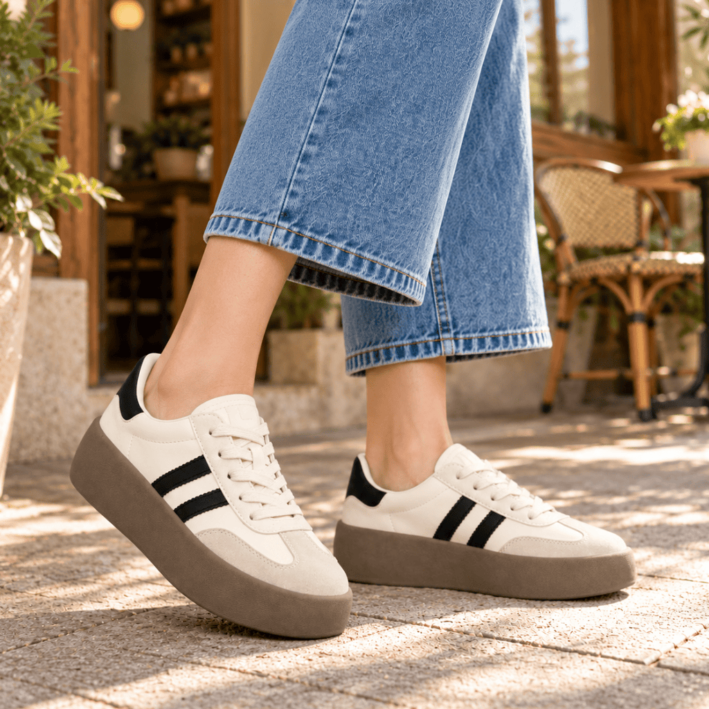 Finn Cotton Sneakers Afterglow Afterglow Platform Sneakers with Hidden Lift | Finn Cotton