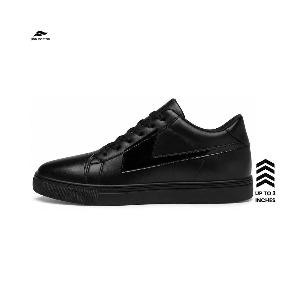 Finn Cotton Stealth Stealth Elevator Dress Shoe | Finn Cotton