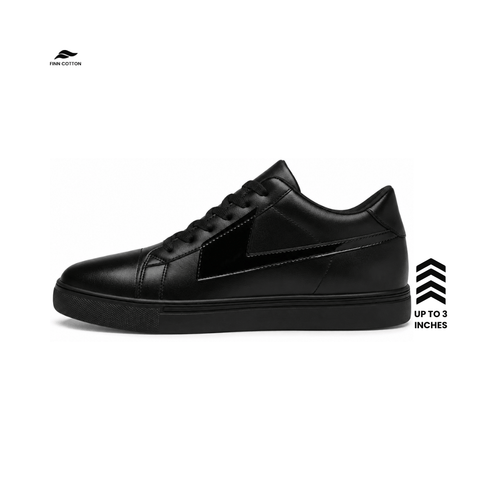 Finn Cotton Stealth Stealth Elevator Dress Shoe | Finn Cotton
