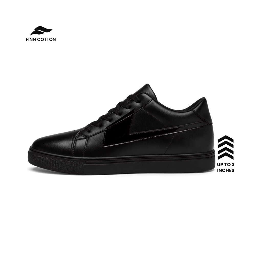 Finn Cotton Stealth Stealth Elevator Dress Shoe | Finn Cotton