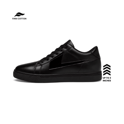 Finn Cotton Stealth Stealth Elevator Dress Shoe | Finn Cotton