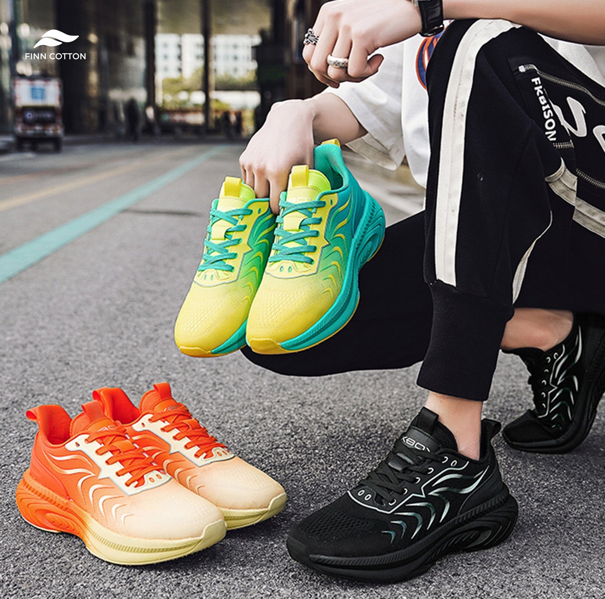 Finn Cotton Velocity Running Sneakers Velocity Running Sneakers