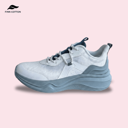Finn Cotton White Blue Green / 36 Velocity 4.0 Running Sneakers - For Her Velocity Running Sneakers